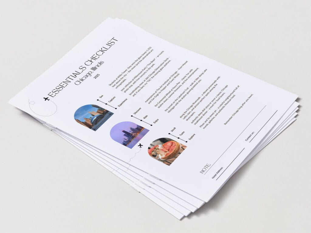 Free Chicago Guide for your guests