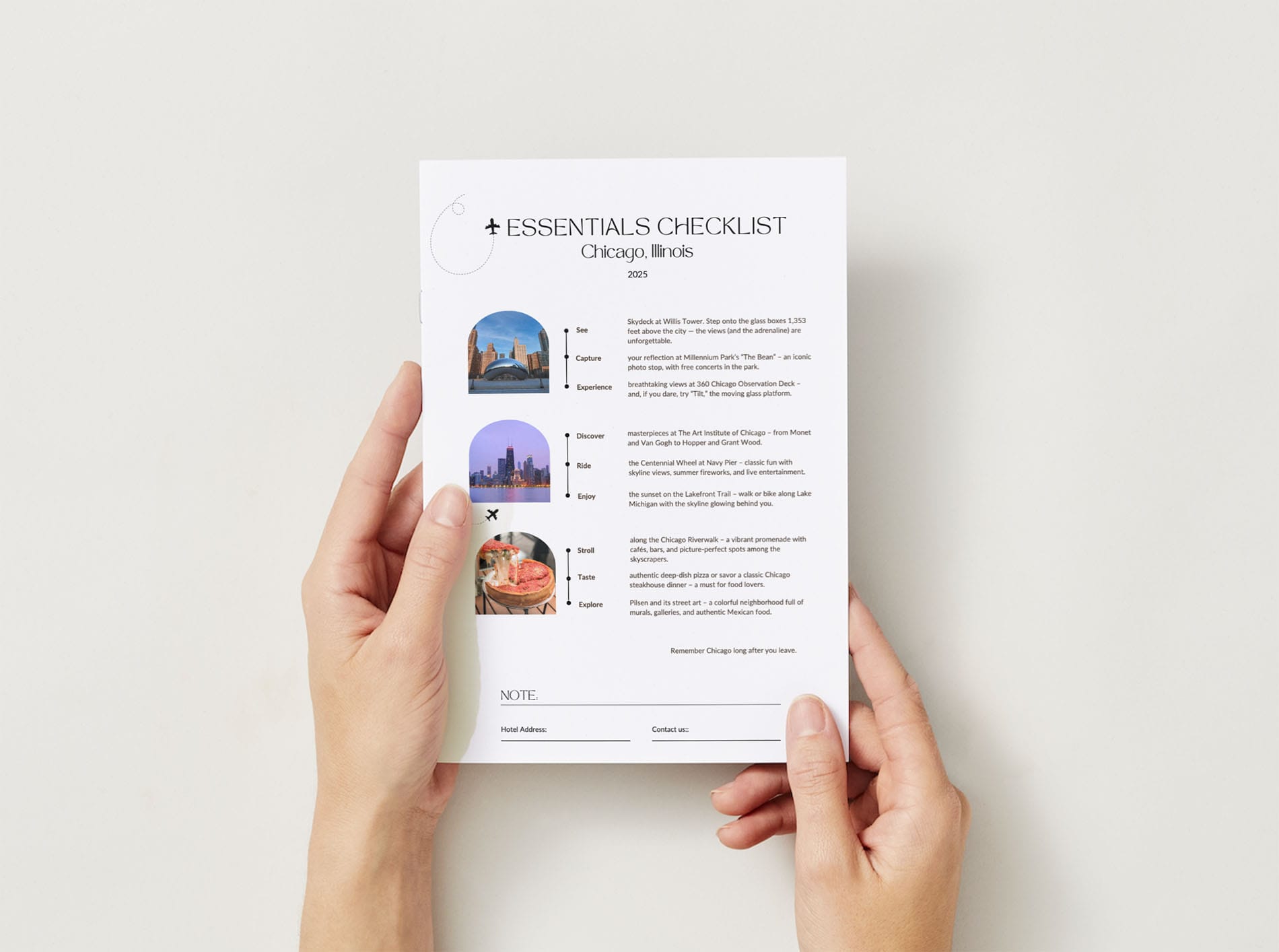 A Free Chicago Guide for your guests 2025 edition - Axolot Agency